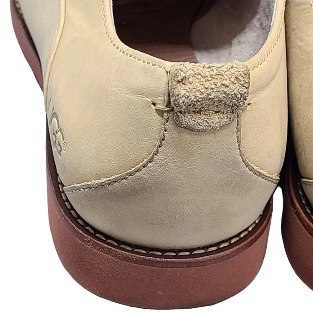 UGG Shoes Mens Size 10 Tan Klayton Lace Up Oxford Classic Preppy - Picture 10 of 13